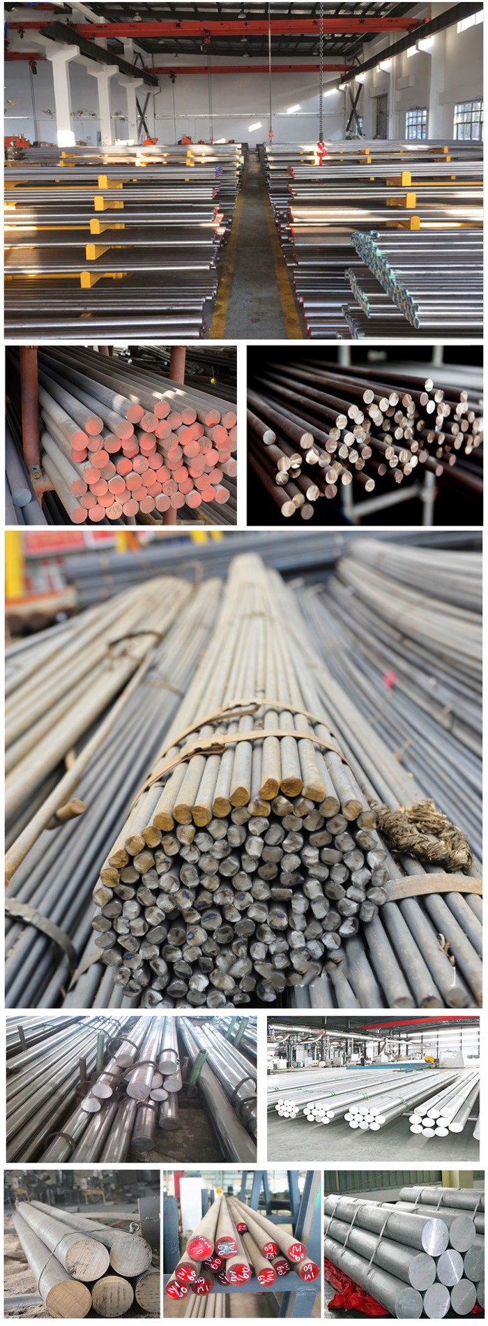 ASTM 304 Round Stainless Steel Bar / Steel Rod by Hot Rolled