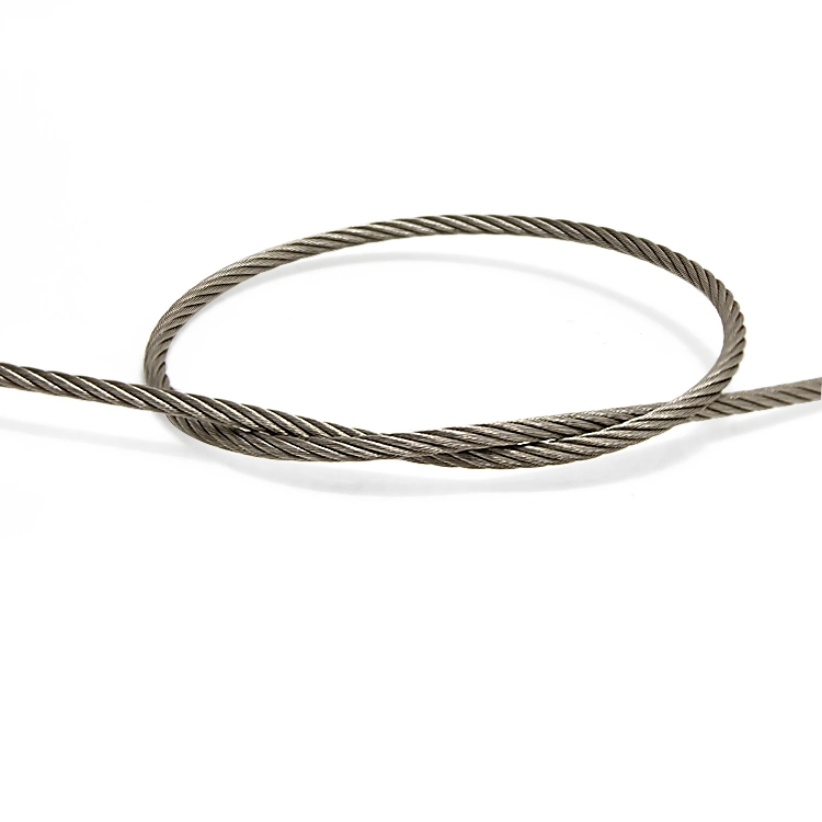 304 Stainless Steel Wire Rope 7X7 with Different Diameters