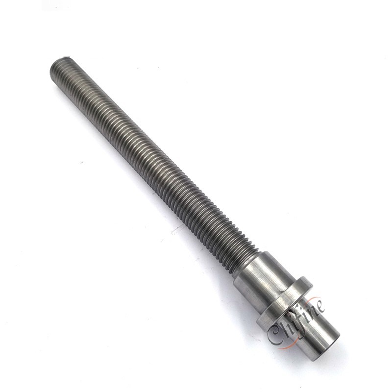 Stainless Steel Round Bar Shaft Threaded Rod for CNC Machine