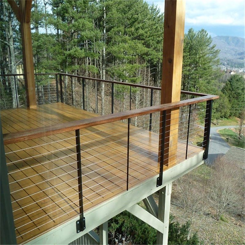 Stainless Steel Cable Railing System/DIY Cable Railing/Wire Rope Railing Balustrade with Stainless Steel