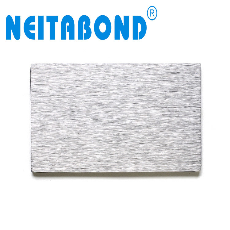 2mm Drawing Silver Brushed Aluminum Composite Panel for with Cheap Price
