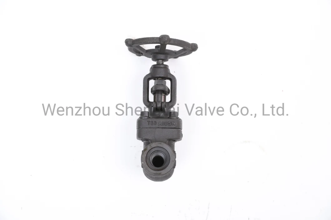 Forged Steel Socket Welded (National Pipe Thread) Carbon Steel Stainless Steel Gate Valve (Z61H-800LB-DN20)