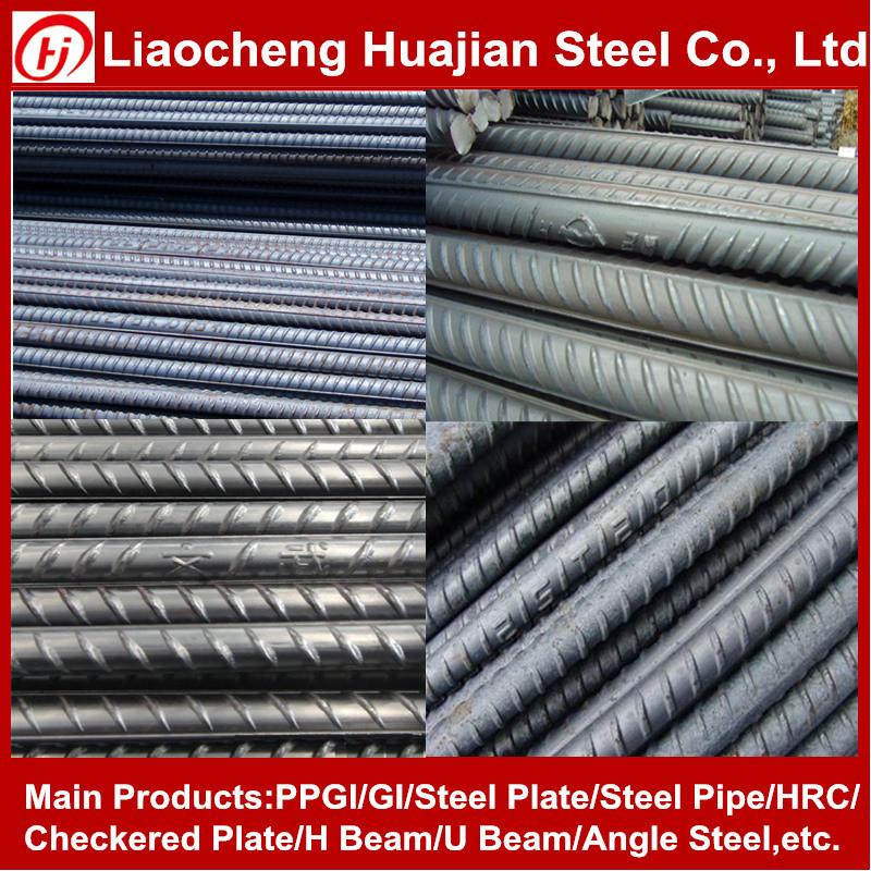 HRB500 Grade Dia16mm Steel Rebar, Deformed Steel Bar, Iron Rods with Rib for Construction