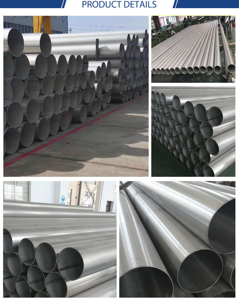 Welded Stainless Steel Pipes Customized AISI 201 304 316 2b Surface Welded Stainless Steel Pipe