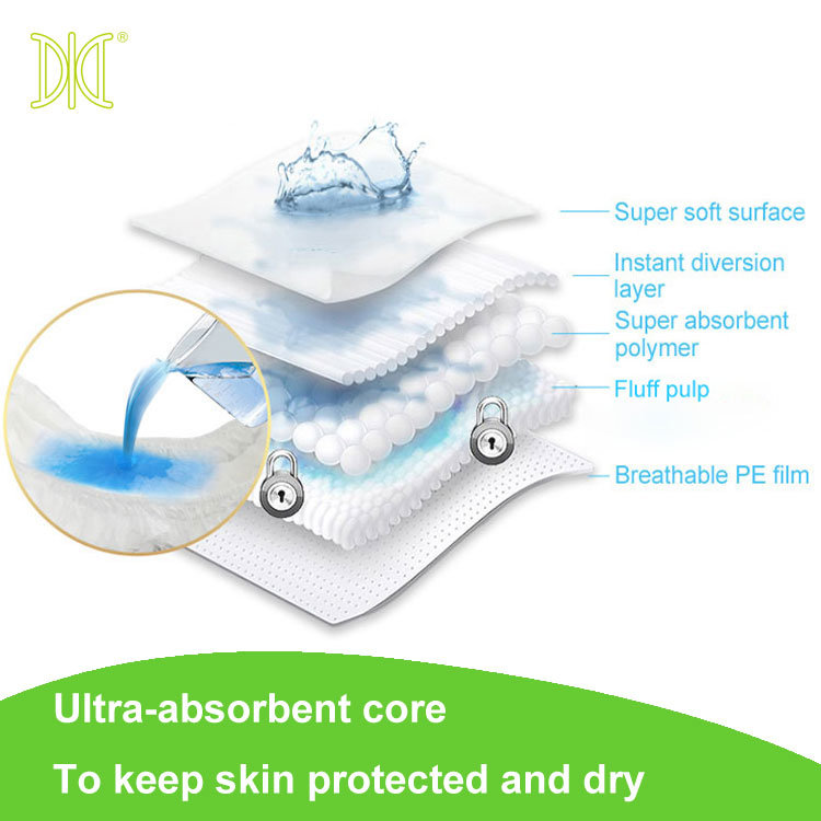 Low Price A Grade Large Size Hygiene Factory Price Baby Diaper