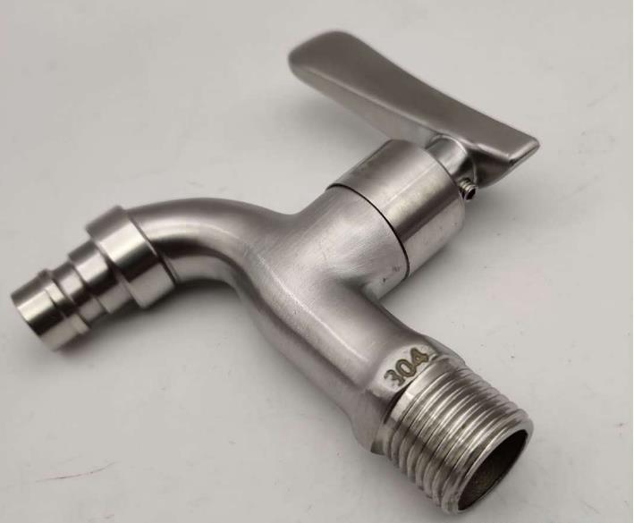 Hot Sale Stainless Steel Bibcock for Washing Machine, Stainless Steel Washing Machine Water Tap