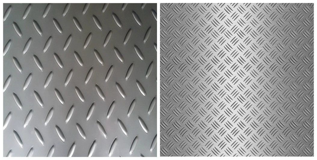 High Quality 304 304L 316 316L Checkered Stainless Steel Plate