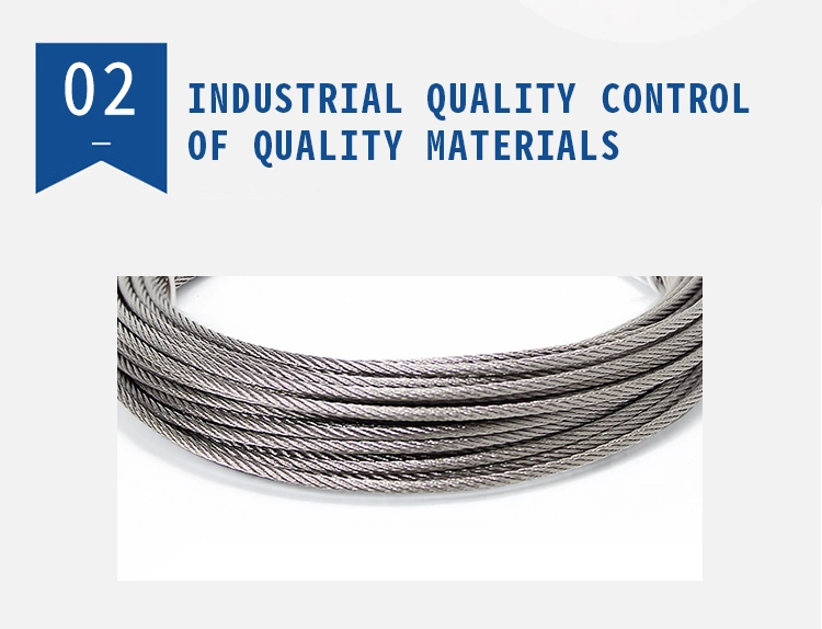 7*7 6*7+Iws 1.5-10mm Stainless Steel Wire Rope