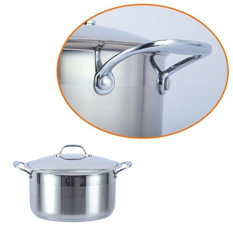 Stainless Steel Pot with Stainless Steel Lid