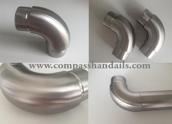 AISI304/316 Mirror/Satin Finish Stainless Steel Pipe Connect Flange for Staircase Railing/Pipe/Tube Connector