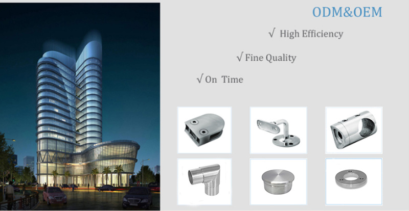 Chinese Suppliers Stainless Steel 304/316 Glass Clamp