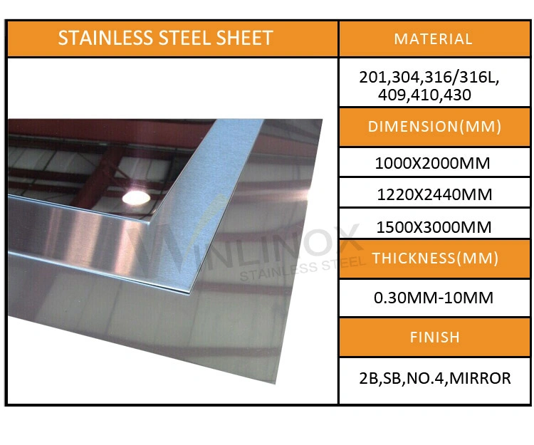 16 Gauge 304 Stainless Steel Sheet 4X8 Sheet Metal Prices