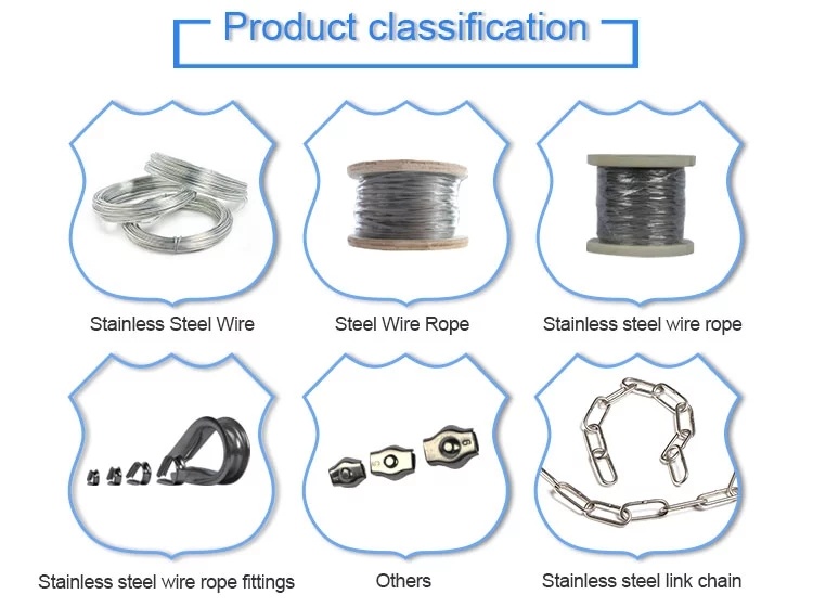 304, 316 Stainless Steel Wire Rope