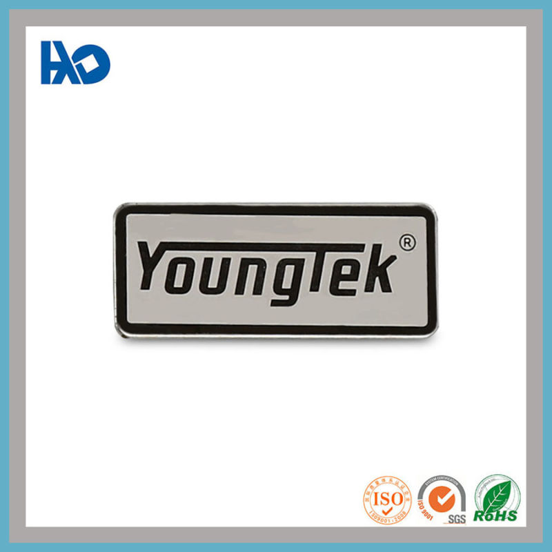 Popular Design Custom Etched Stainless Steel Name Plate Metal Logo Plate