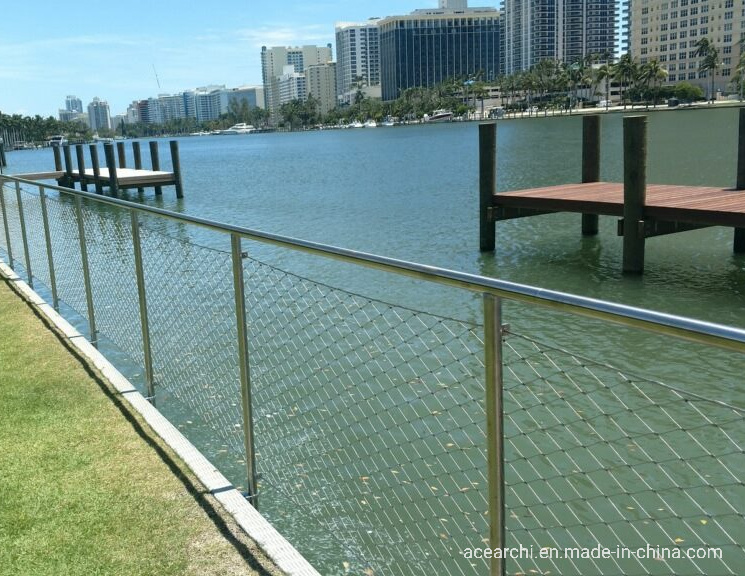 Ace Stainless Steel Deck Balustrade Rope Mesh Railing Infill