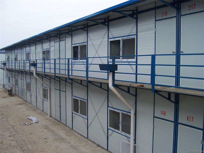 Steel Frame Prefab 2 Storey Apartment Building for Sale with Steel Frame