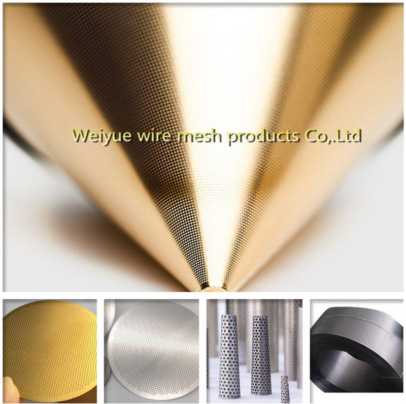 Stainless Steel Round Shape Perforated Sheet Metal for Filtering