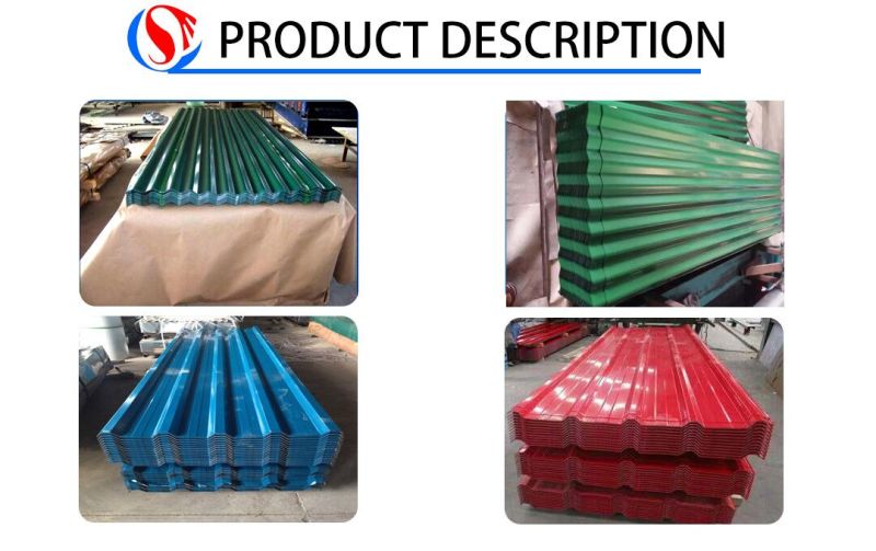 Low Price Galvanized Corrugated Steel / Iron Roofing Sheets Color Coated Steel Sheet