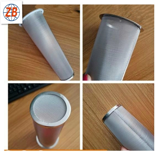 Food Grade Stainless Steel Fine Mesh Coffee Filter Cylinder