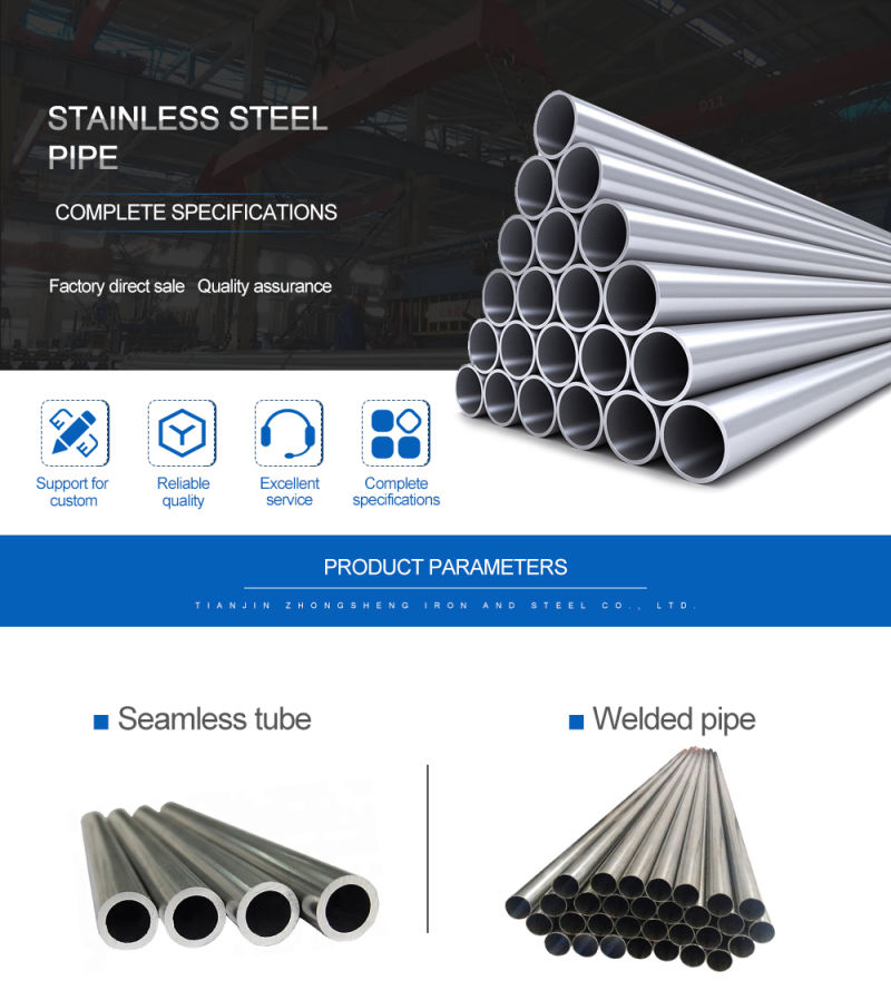 Chinese Manufacturer Stainless Steel Pipe Ss 304 Pipe Best Price