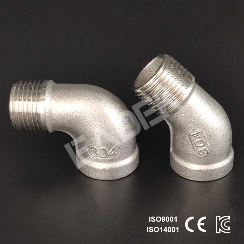 Stainless Steel 45 Male&Female Elbow Industrial Pipe Fitting Suppliers