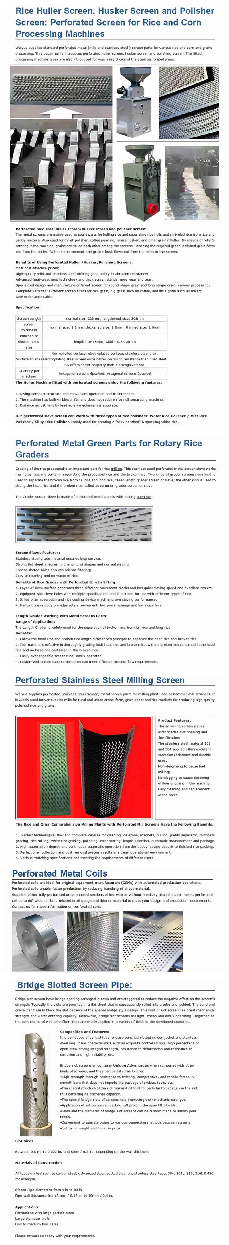 High Quality Stainless Steel Perforated Sheet Metal for Filtration