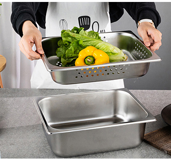 Heavybao High Quality Stainless Steel Perforated Gastronorm Pan