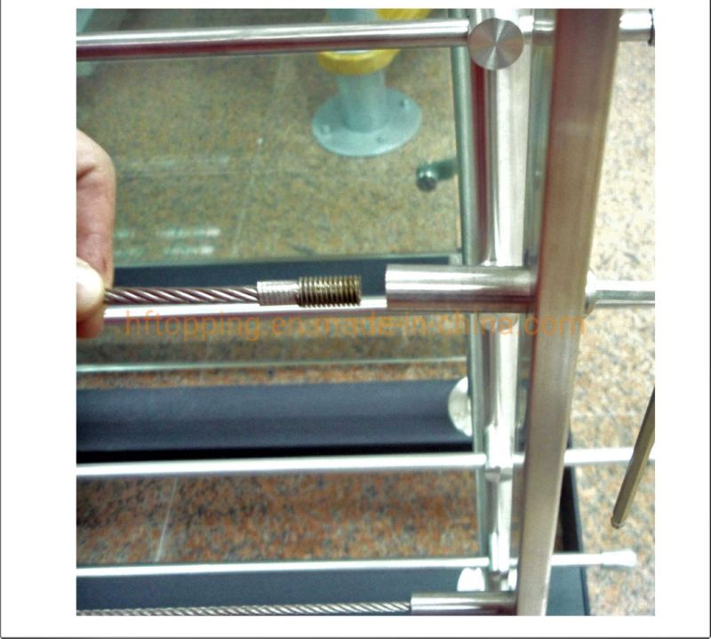 Durable 316/304 Stainless Steel Railing / Balustrade with Stainless Wire Cable