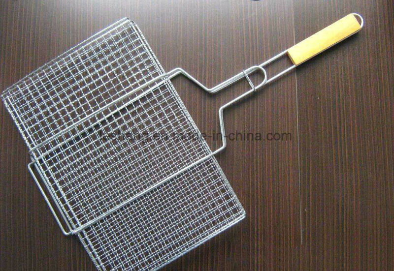Stainless Steel Barbecue Wire Mesh in Food Level Quality