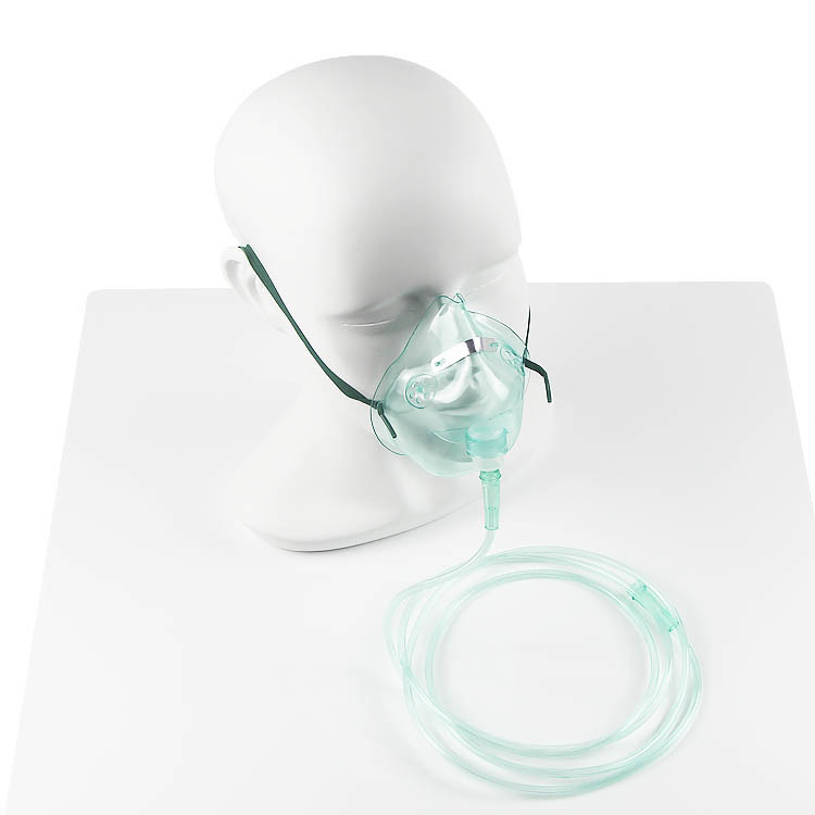 China Supplier PVC Disposable Oxygen Mask with Tubes