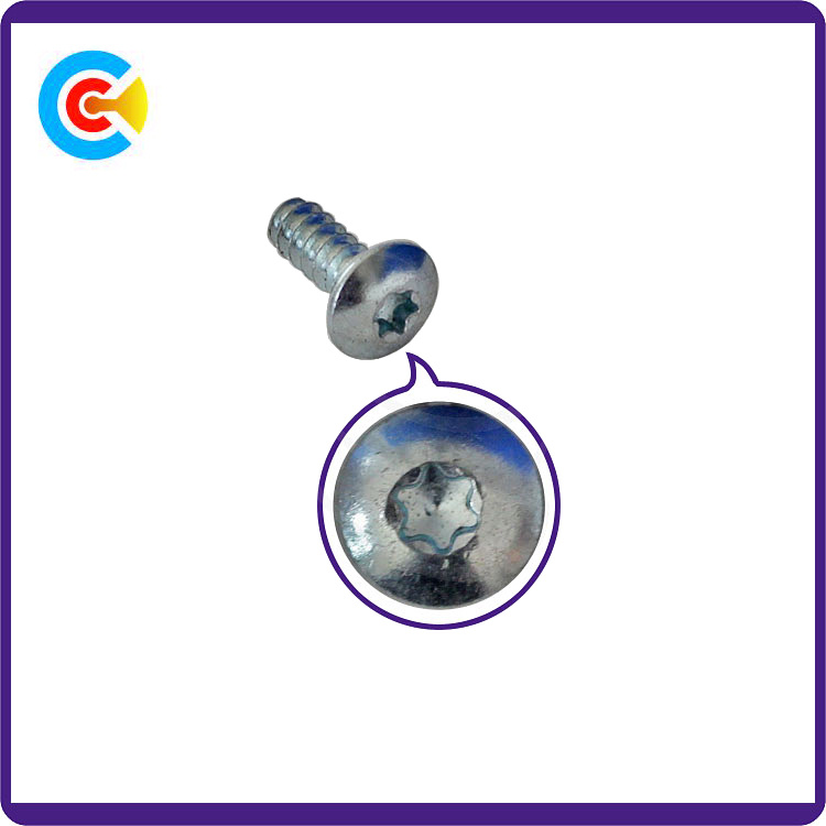GB/DIN/JIS/ANSI Stainless-Steel/Stainless-Steel 4.8/8.8/10.9 Galvanized Triangle Screw for Machinery Industry Fasteners