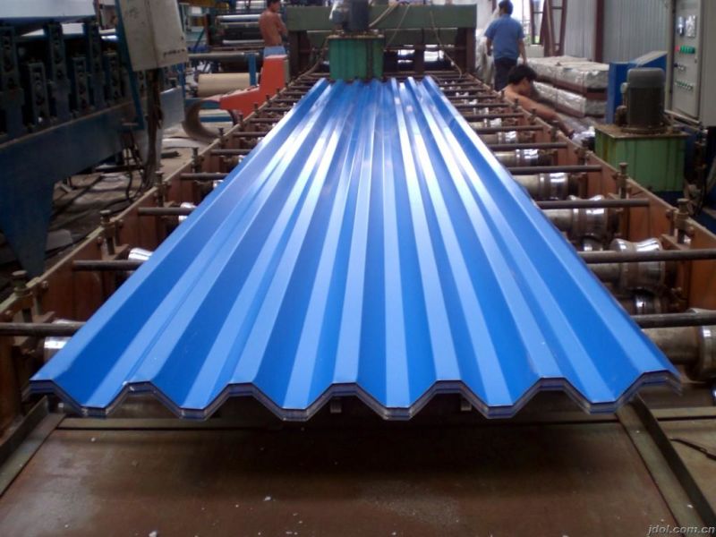 Corrugated Color Coated Steel Iron Roofing Sheets Price