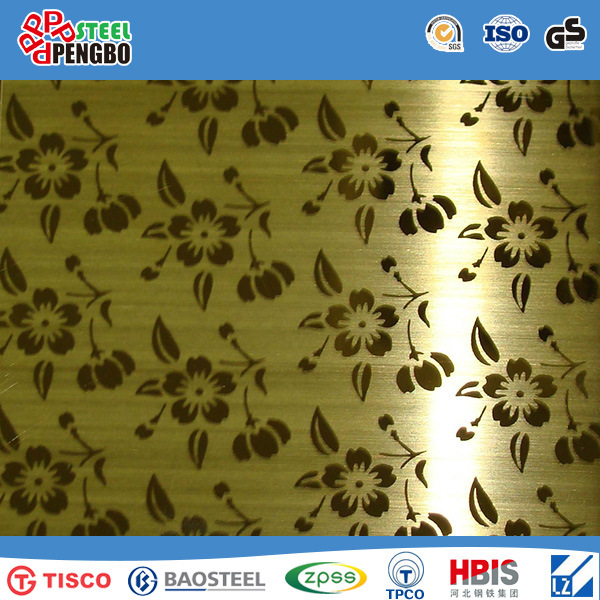 China Manufacture Stainless Color Steel Sheet for Decoration Materials