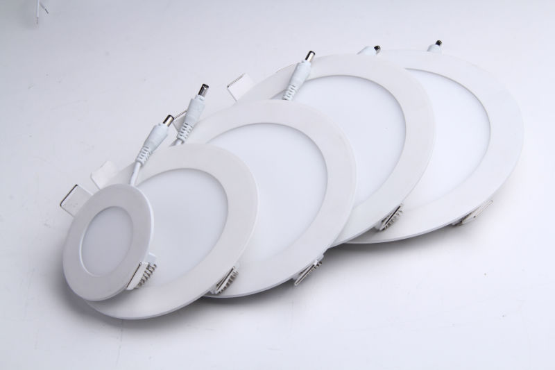 New SMD Super Ultra Thin Slim Lamp 12W Round LED Panel Light