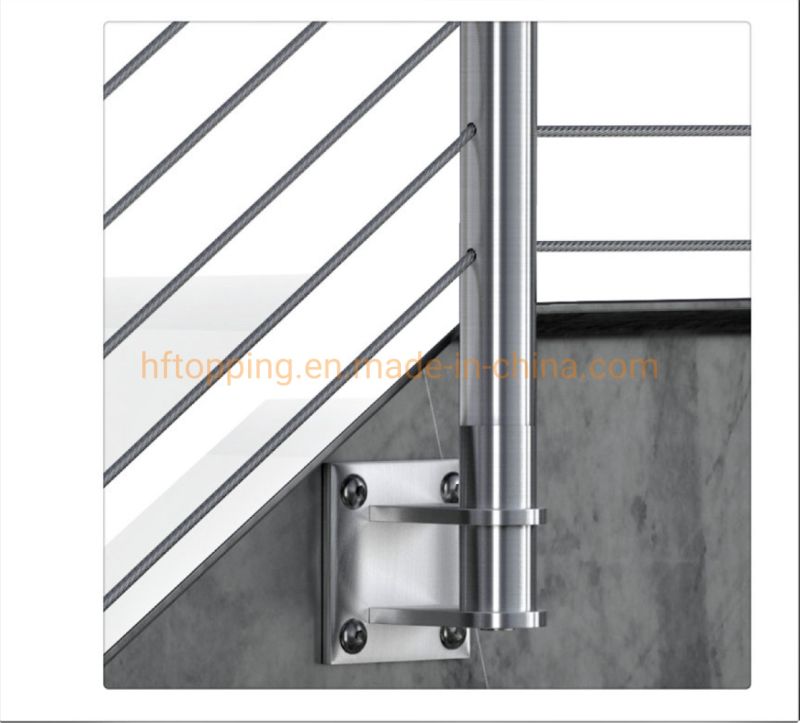 Stainless Steel Wire Cable Railing / Handrail / Balustrade Round Stainless Steel Post & Tensioner