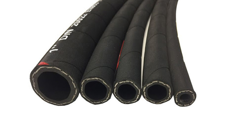 SAE 100r2at Hydraulic Hose Stainless Steel Braided Rubber Hose