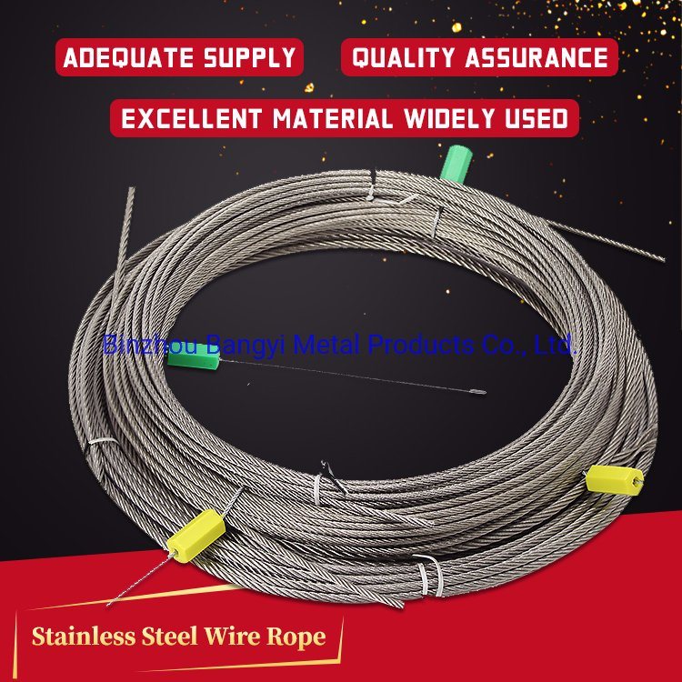 Factory Price 304 Stainless Steel Wire Rope