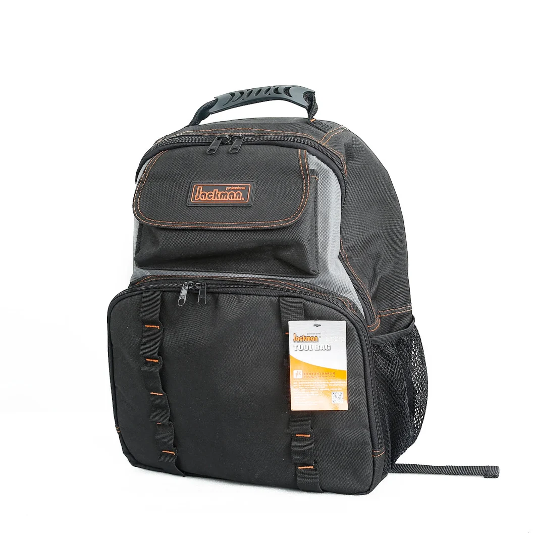 Polyester Tool Bag with Stainless Steel Bar Open Top Jkb-24319