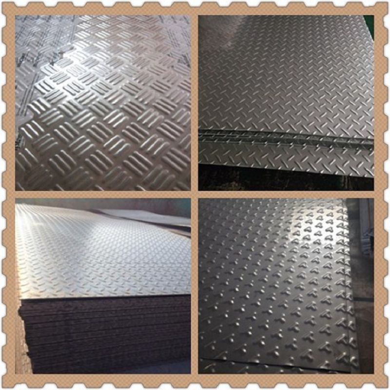 Galvanized Ms Carbon Steel Chequered Ss400 Q235 Checkered Steel Plate