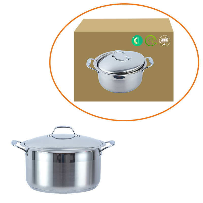 Stainless Steel Pot with Stainless Steel Lid