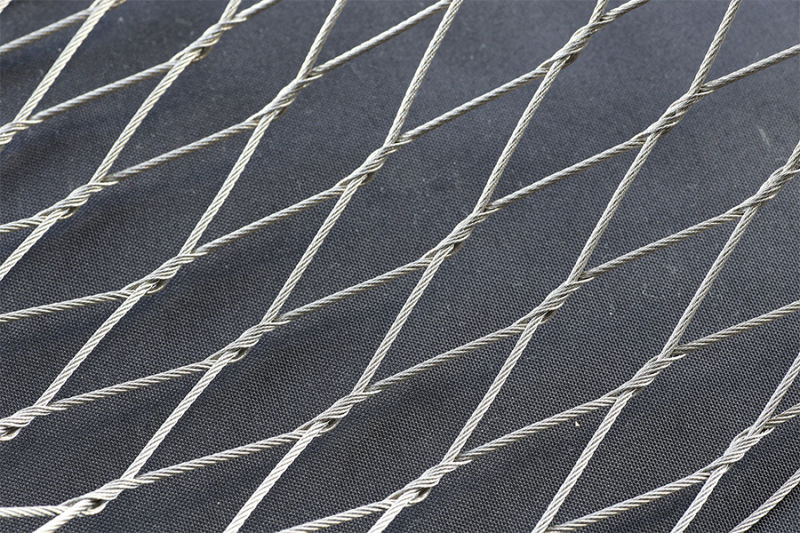 Stainless Steel Decorative Wire Rope Mesh for Office Buildings