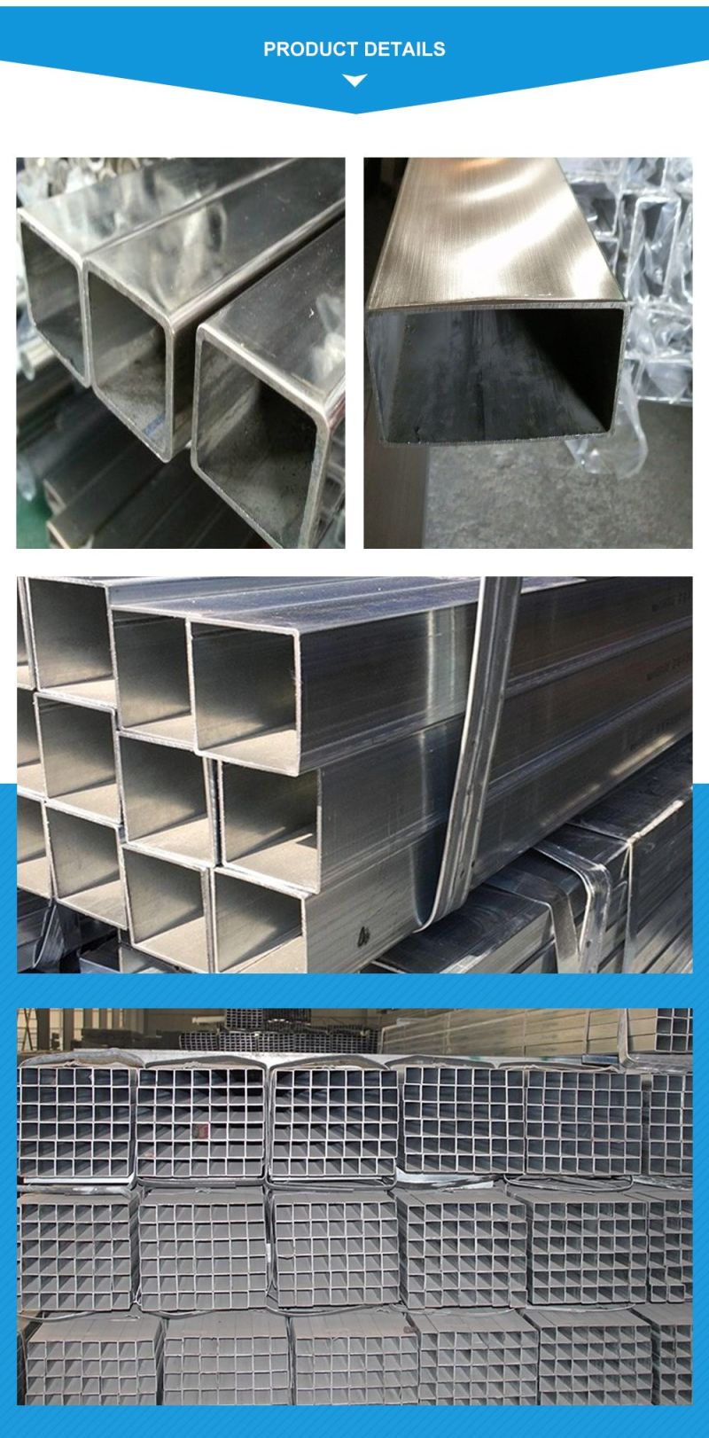 Hot Selling Stainless Square Steel Pipe for Sale