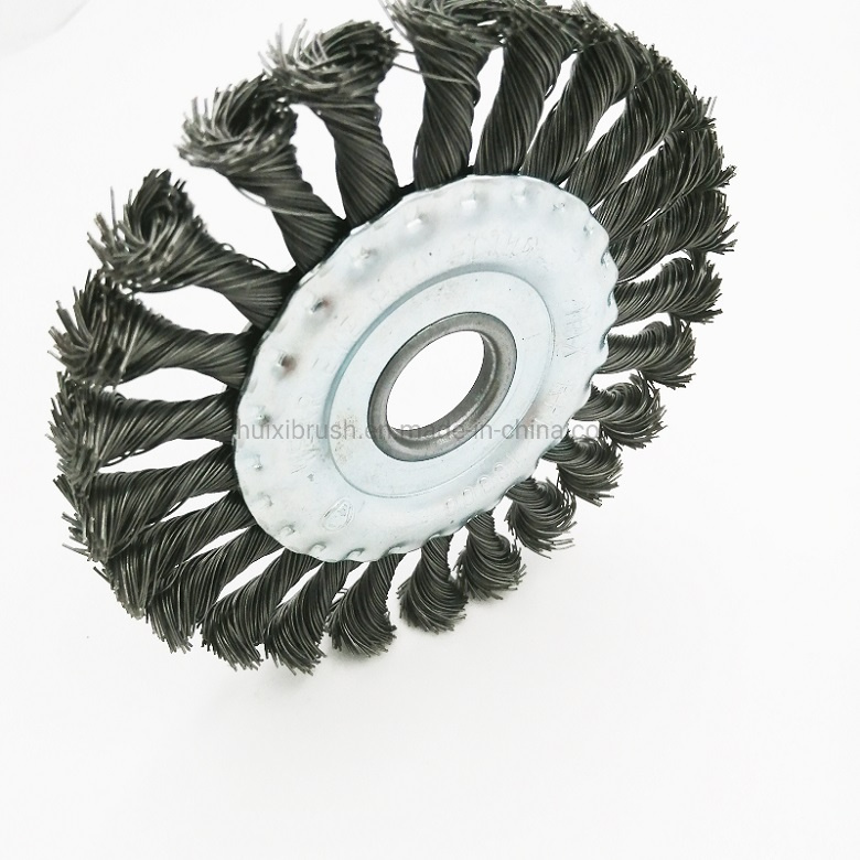 Weld Cleaner Stainless Twisted Knot Wire Wheel Brush