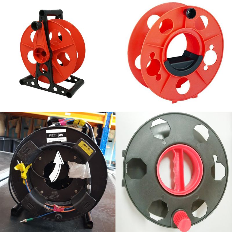 Optical Fiber Cable Reels Heavy Duty, Data It Cable Reel, Audio Video Cable Cord Reel