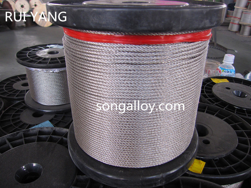 Stainless Steel Wire Ropes in Metal Wire