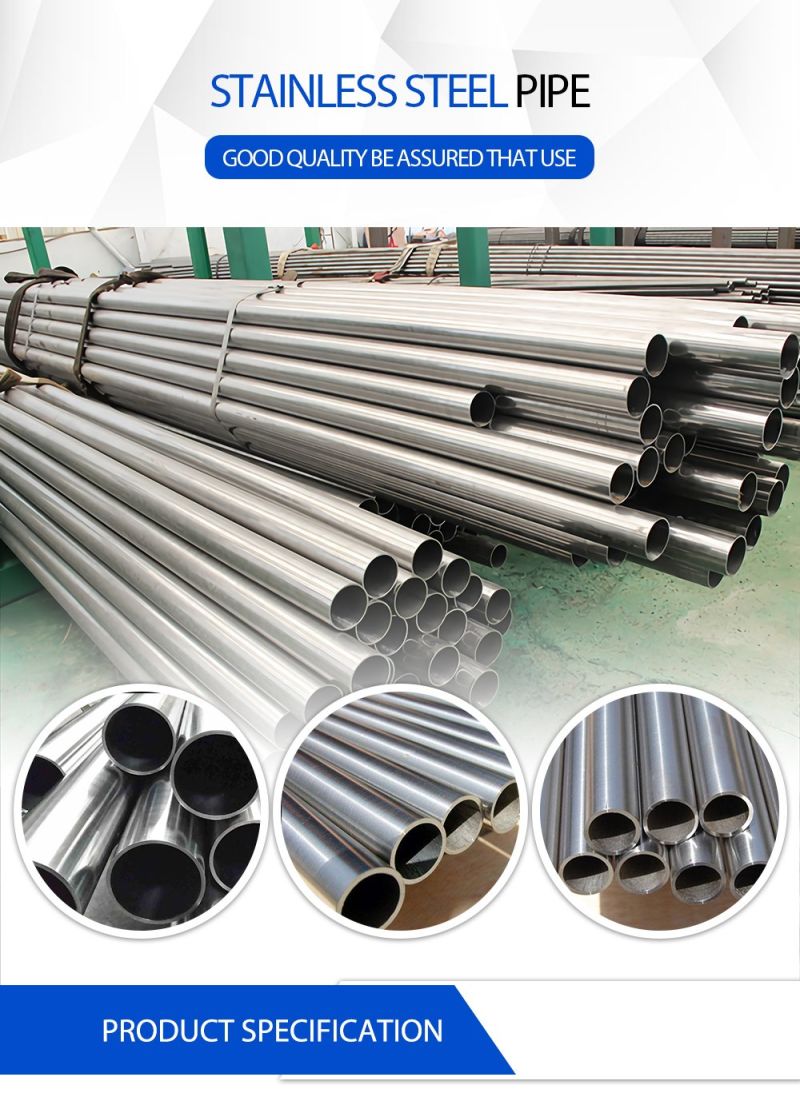 Industry Supplier Stainless Seamless Steel Pipe for Water Project