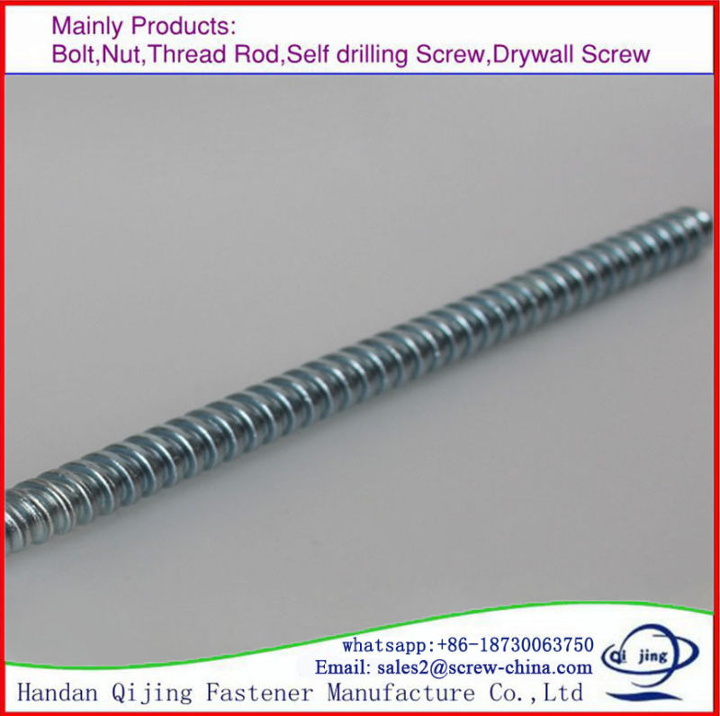 Carbon Steel Zinc Plated Galvanized Acme ASTM Thread Rod/ Threaded Rod
