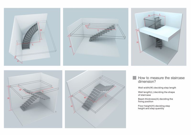 Customized Wire Mesh Railing Stainless Steel 304/ 316 Curved Staircase