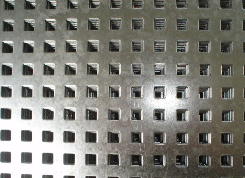 Square Hole Perforated Wire Mesh Round Perforated Metal Mesh