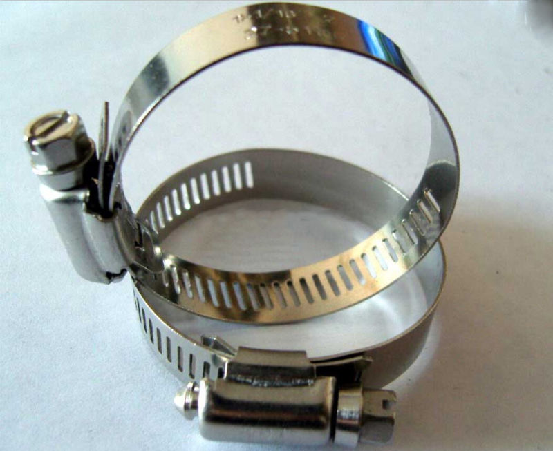 American Type Carbon Stainless Steel Hose Pipe Clip / Hose Clamp
